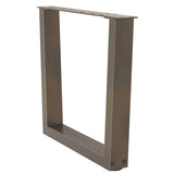 Coffee Table Legs V-Shape 2 pcs Natural Steel 60x cm Steel 4012635