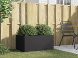 Planter Black 62x40x39 cm Steel 841595