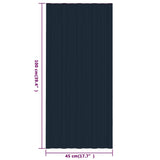 Roof Panels 36 pcs Galvanised Steel Anthracite 100x45 cm 317216