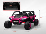 2 Seater 24V 7AH Ride on Truck, Battery Powered Electric Ride On Car w/ Remote, Suspension, 3 T3398P422394