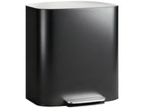50L Kitchen Bin with Soft-Close Lid and Stay-Open Function, Stainless Steel Pedal Bin with Removable T3398P424974
