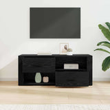 TV Cabinet Black Oak 100 x 35 x 40 cm Engineered Wood 881014