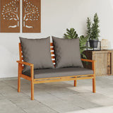 Garden Sofa Bench 120 cm with Cushion Solid Wood Acacia 366379