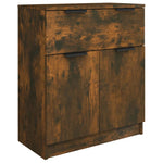 3 Piece Sideboards Smoked Oak Engineered Wood 3115801