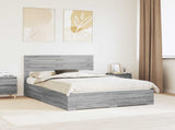 Bed Frame with Drawer with Headboard Manual Engineered Wood 3411634