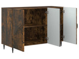 Sideboard Smoked Oak 89 x 34.5 x 80 cm Engineered Wood 894880