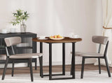 Table Top Dark Brown 80 x 2.5 cm Solid Oak Wood 42016011