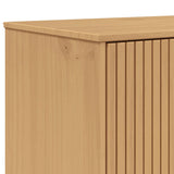 Highboard OLDEN Brown 85x43x125 cm Solid Wood Pine 358615