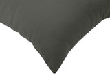 Cushion Cover 12 pcs HEERLEN Anthracite 40 x 80 cm Polyester 910008