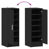 Shoe Cabinet Black 32x35x92 cm Engineered Wood 808973
