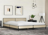 Bed Frame without Mattress Sonoma Oak 150x200 cm 3280003