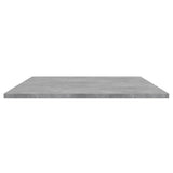 Bookshelf Boards 4 pcs Concrete Grey 100x50x1.5 cm Engineered Wood 805422