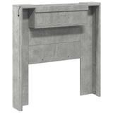Headboard Concrete Grey Engineered Wood 3418653