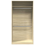 Wardrobe Sonoma Oak 100x50x200 cm Engineered Wood 3307803