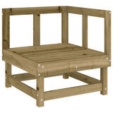 ZNTS 8 Piece Garden Lounge Set Impregnated Wood Pine 3186283