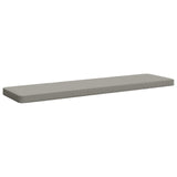 2-Piece Bench Cushions VUGHT 2 pcs 100% Polyester Grey 951439