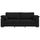 Sofa Black 219 x 77 x 82 cm Fabric 4105239