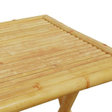 Bistro Set Natural Bamboo Bamboo Medium Foldable Bistro Set 3278526
