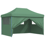 Foldable Party Tent Pop-Up with 4 Sidewalls Green 4005024