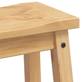 Kitchen Storage with Drawer 2 pcs Honey Wax Solid-Pine 3425402