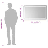 LED Bathroom Mirror 100x60 cm 151793