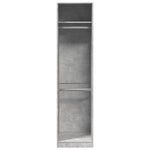 Wardrobe Concrete Grey 50x50x200 cm Engineered Wood 3307786