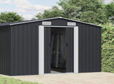 Garden Shed Anthracite 257x779x181 cm Galvanised steel 47034