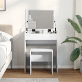 Dressing Table and Stool White 60x40x113.5 cm 848213