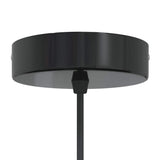 Pendant Lamps 2 pcs Height Adjustable E27 Black 30 cm Metal 4103451