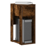Computer Tower Stand with Drawer Smoked Oak 30x44x74 cm 858735