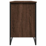 Shoe Cabinet Brown Oak 90x38x61.5 cm Engineered Wood 848648