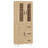 Highboard Sonoma Oak 69.5x34x180 cm Engineered Wood 3198692