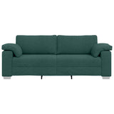 Sofa Dark Green 219 x 77 x 82 cm Fabric 4105242