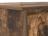 Desk Smoked Oak 120x42x76 cm Engineered Wood 861818