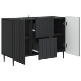 Sideboard with Drawer Black 89 x 34.5 x 62 cm Engineered Wood 894426