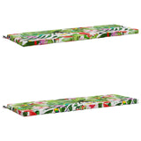2-Piece Bench Cushions SOEST 2 pcs 100% Polyester Multicolour 949465