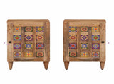 Bathroom Cabinet Natural 38 x 33 x 58 cm Solid Mango Wood 4018281