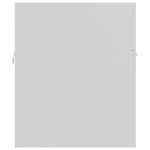 2 Piece Bathroom Furniture Set White Engineered Wood 804800