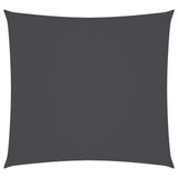 Sunshade Sail Oxford Fabric Square 5x5 m Anthracite 135086