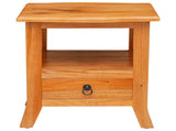 Bedside Cabinet Natural 40 x 40 x 45.5 cm Solid Mahogany Wood 42009931