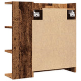 Bathroom Mirror Cabinet Old Wood 62.5x20.5x64 cm Engineered Wood 856177