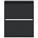 Wall-Mounted Shoe Cabinet ARNHEM 71 x 17 x 86 cm Black 896636
