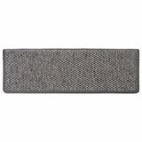 ZNTS Stair Mats Self-adhesive Sisal-Look 30 pcs 65x21x4 cm Grey and Beige 3365884