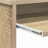 Desk with Shelf Sonoma Oak 120.5 x 44 x 88.5 cm Engineered Wood 869476