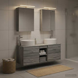 Bathroom Furniture Set 5 pcs Grey Sonoma 3407076