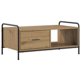 Coffee Table Artisan Oak 90 x 49 x 41 cm Engineered Wood 8013583