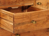 Chest of Drawer Natural 55 x 30 x 90 cm Solid Acacia Wood 4104616