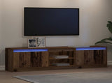 TV Units 2 pcs Brown 180 x 34 x 50 cm Engineered wood 3378504