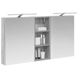 Bathroom Cabinet Set 3 pcs 130 x 14.5 x 70 cm Engineered wood 3403773