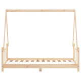 Kids Bed Frame 80x160 cm Solid Wood Pine 834459